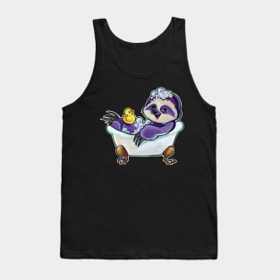 Bath time sloth Tank Top